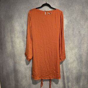 Naked Zebra Burnt Orange Tunic Dress NWT